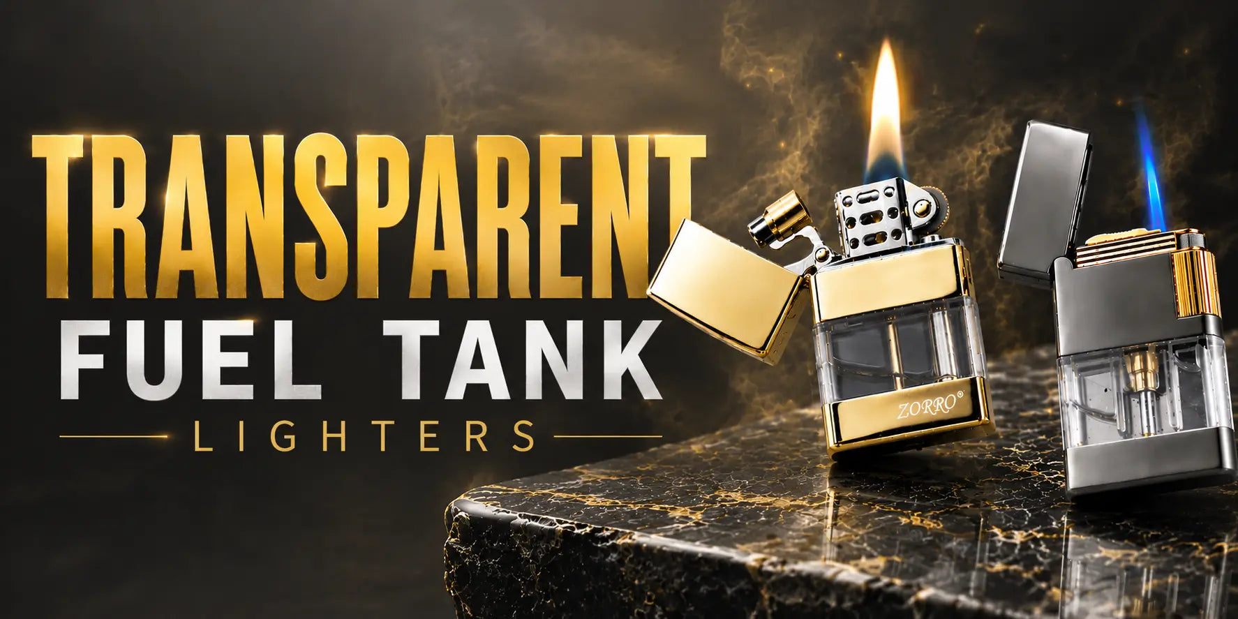 Transparent lighters