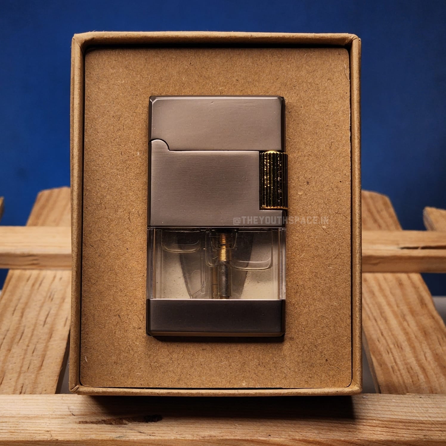 Dual Flame Mode Sleek Lighter (Metallic)