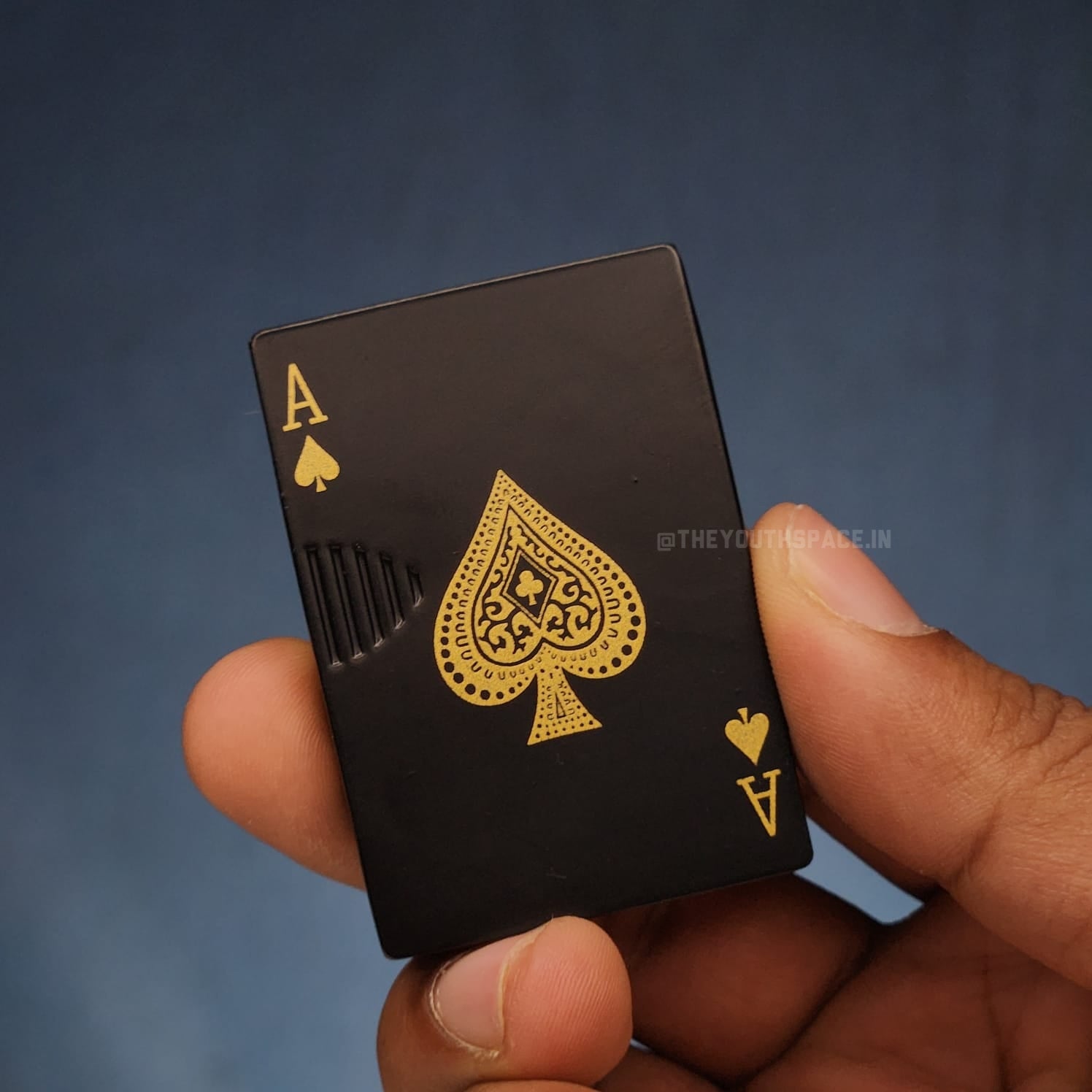 Green Flame Jet Ignition Ace Lighter (Metallic; Black)