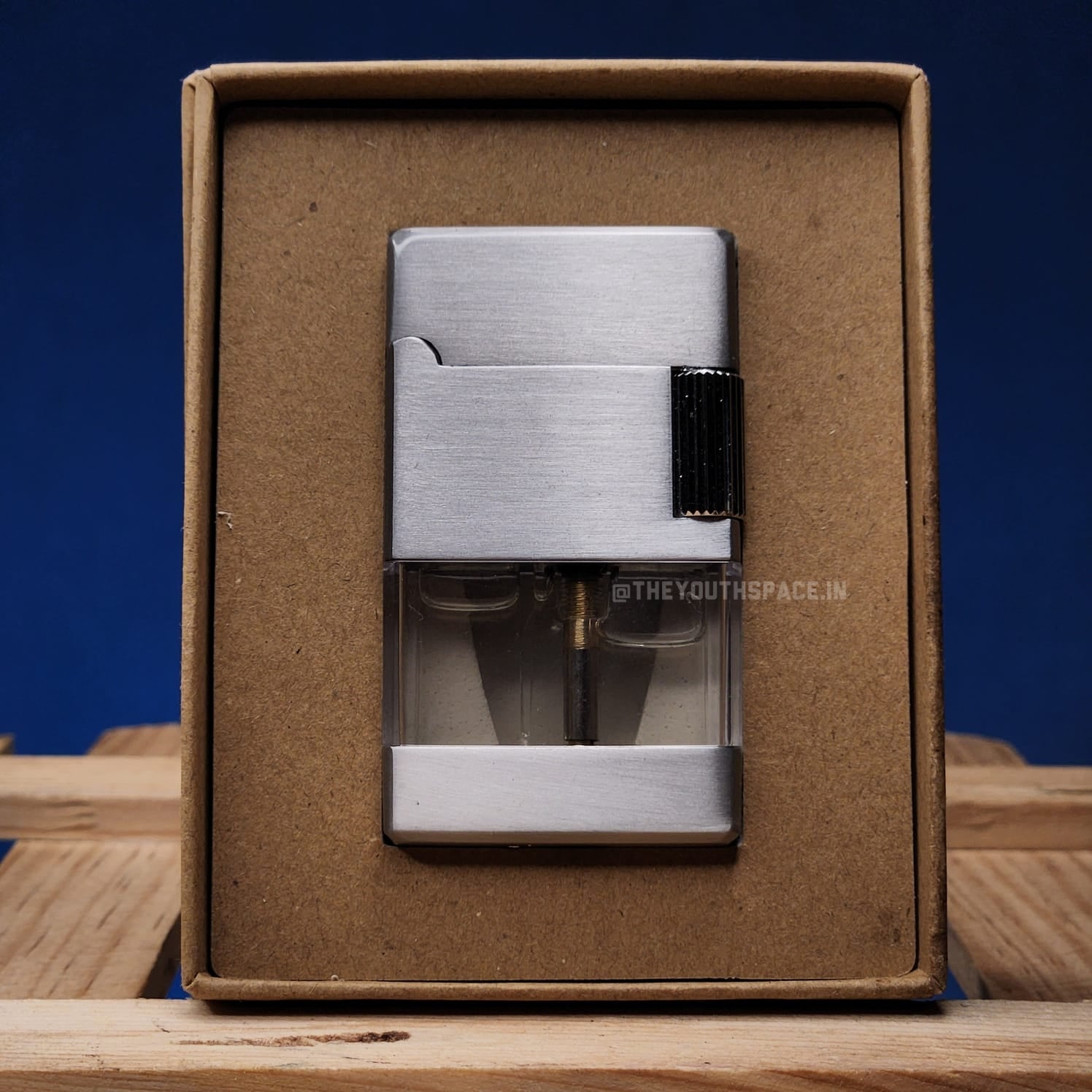 Dual Flame Mode Sleek Lighter (Metallic)