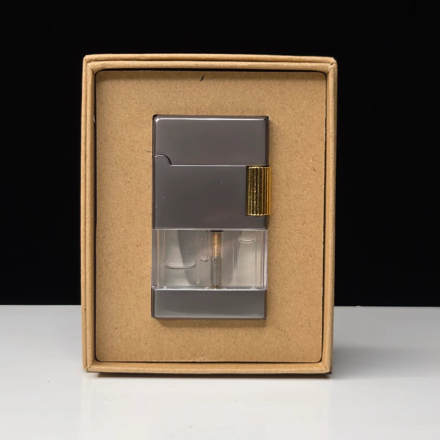 Dual Flame Mode Sleek Lighter (Metallic)