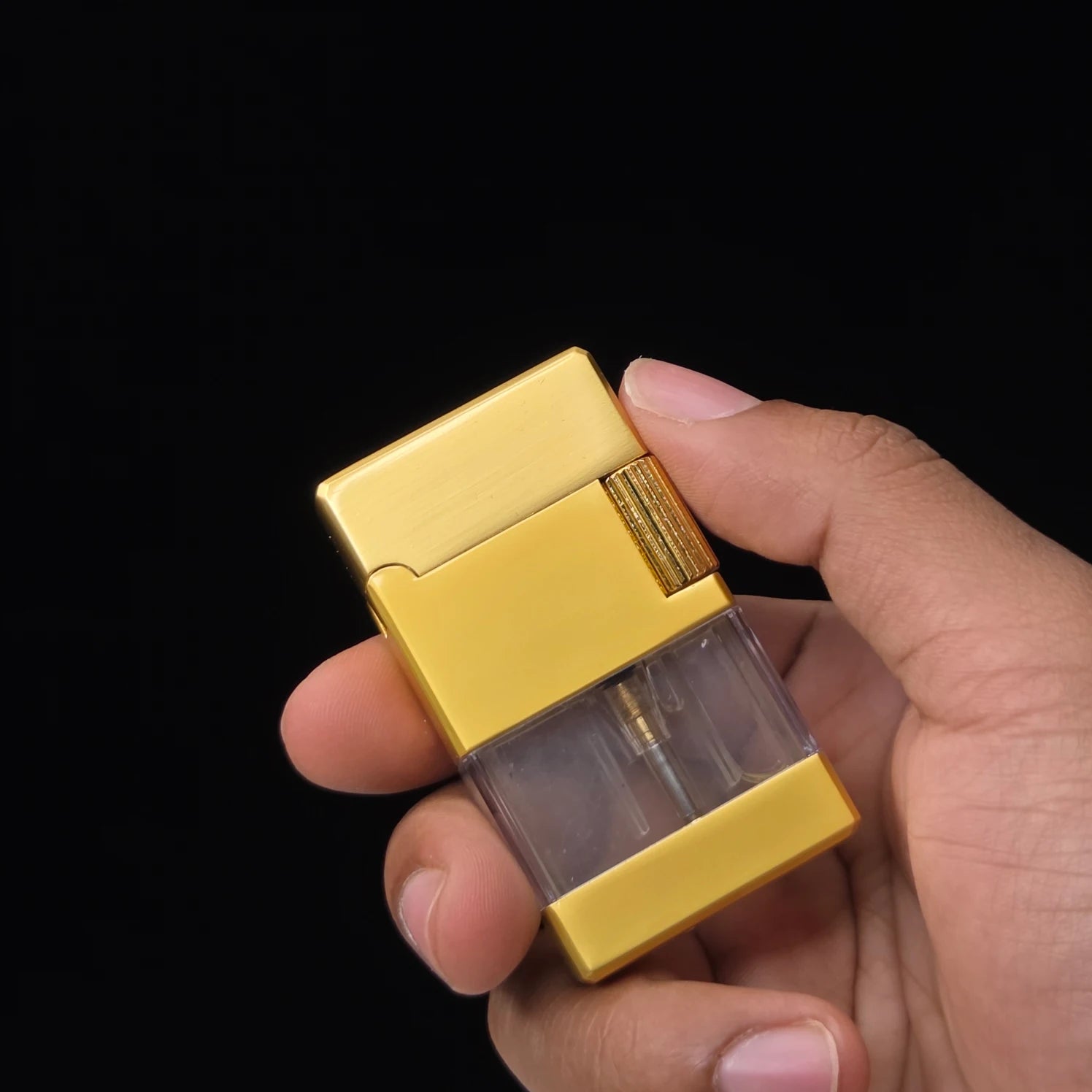Dual Flame Mode Sleek Lighter (Metallic)