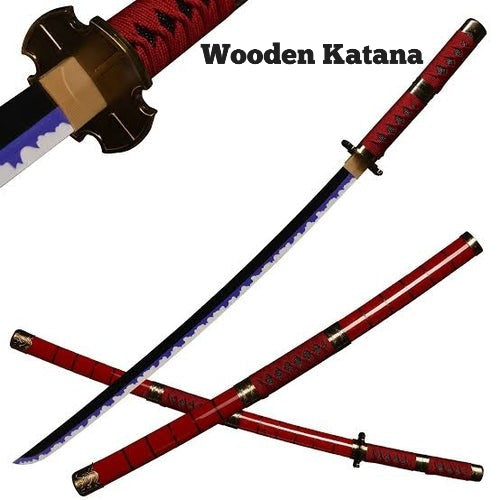 Katana with wooden blade, Sandai Kiketsu, Zoro - One Piece 