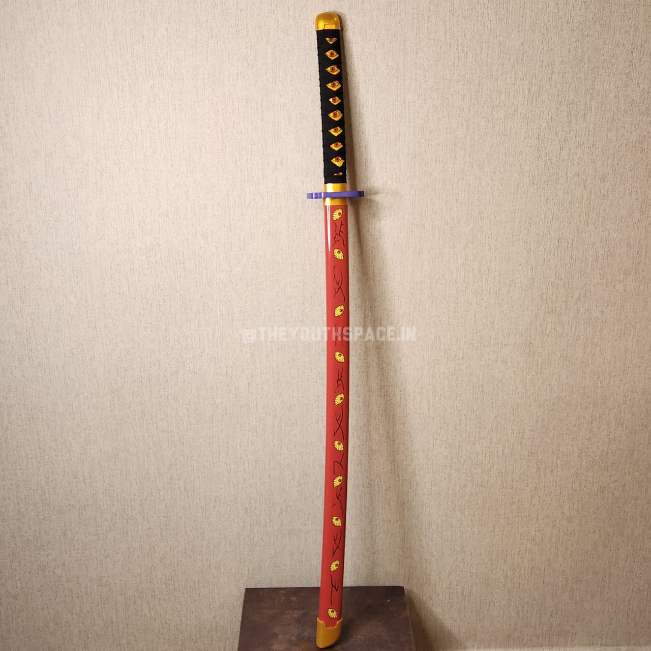 DIY KOKUSHIBO'S FLESH WOODEN KATANA (104 CM)