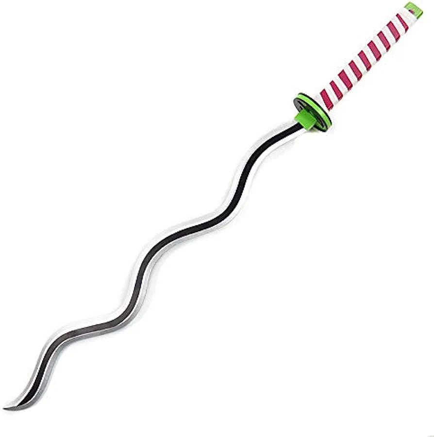 DIY OBANAI'S TWISTED LAVENDER NICHRIN WOODEN KATANA (104 CM)