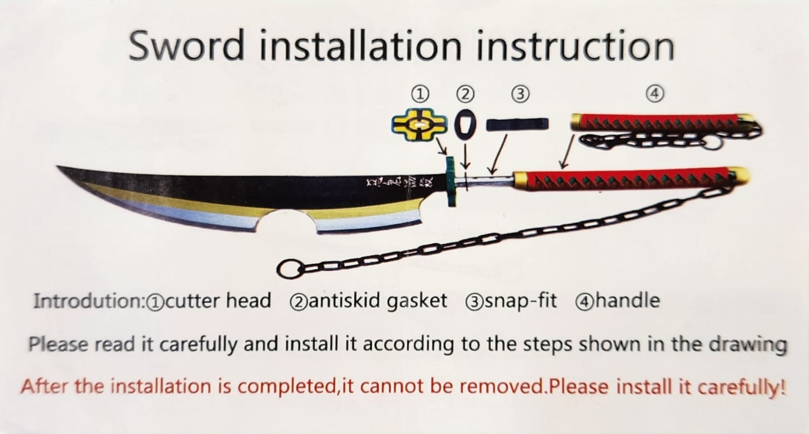 DIY TENGEN'S WOODEN KATANA (80 CM)
