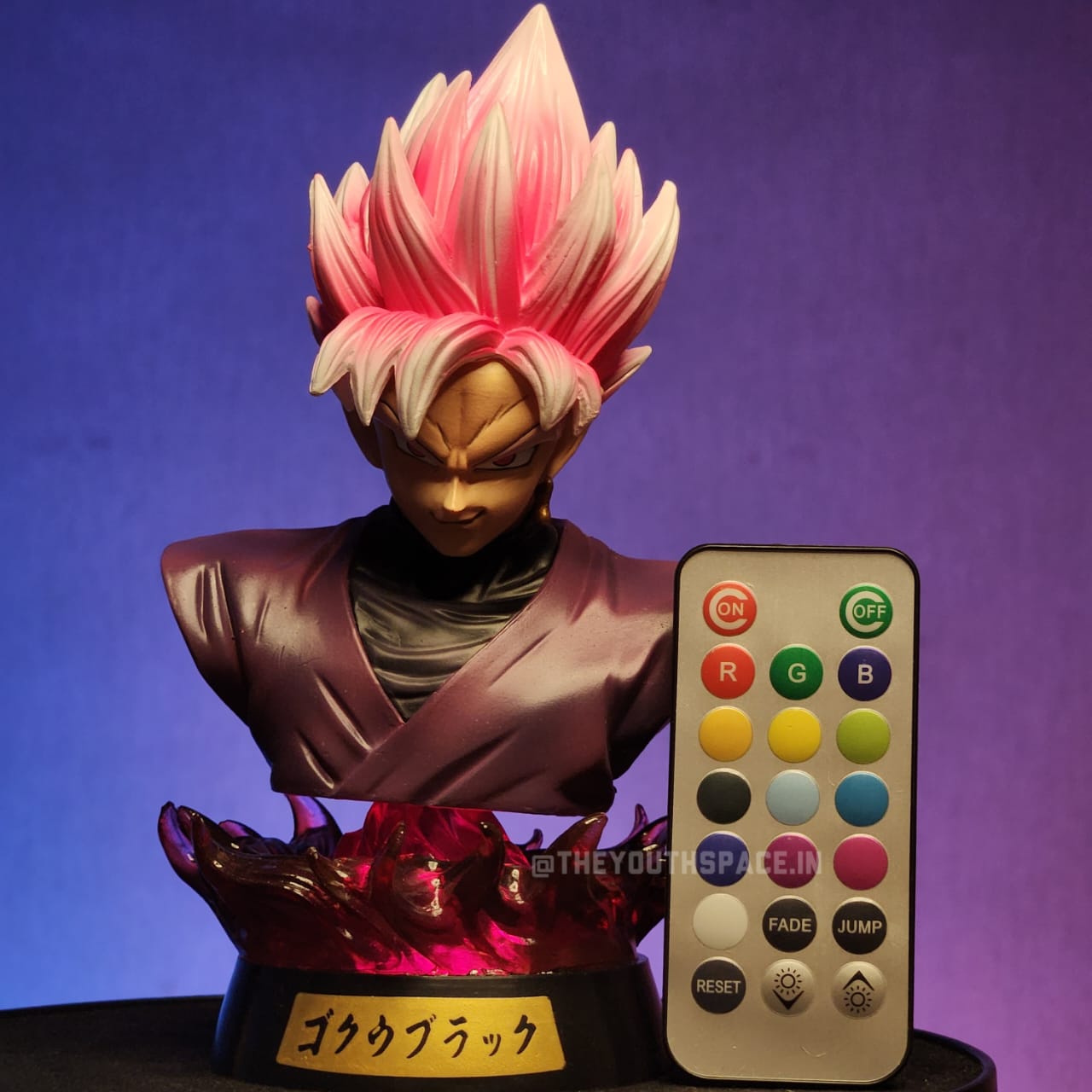 Rose Goku Bust Figure (with LEDs) - Dragon Ball