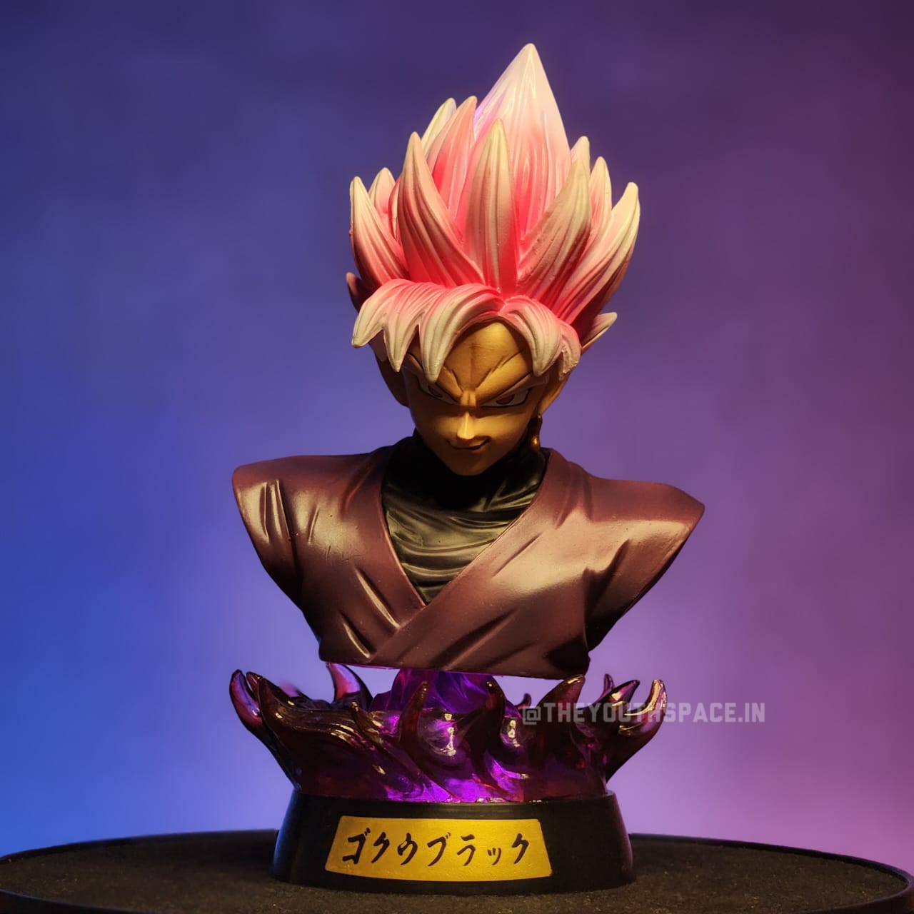 Rose Goku Bust Figure (with LEDs) - Dragon Ball