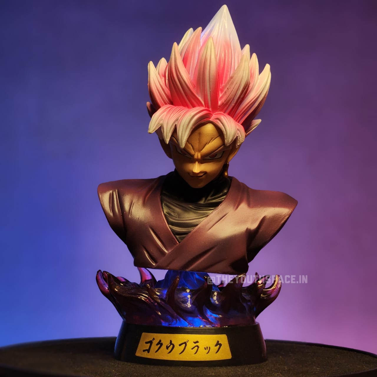 Rose Goku Bust Figure (with LEDs) - Dragon Ball