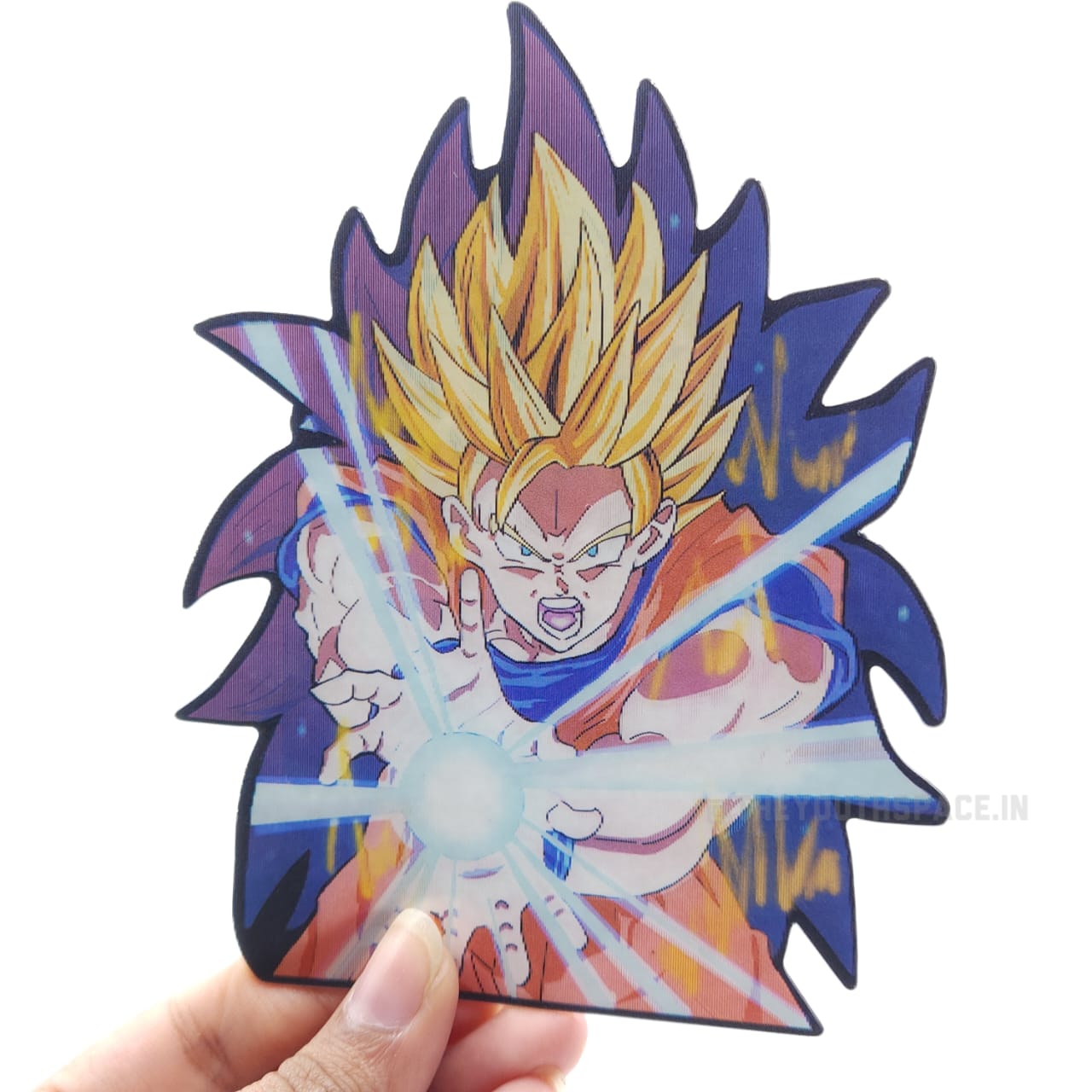Goku triple forms 3d motion sticker