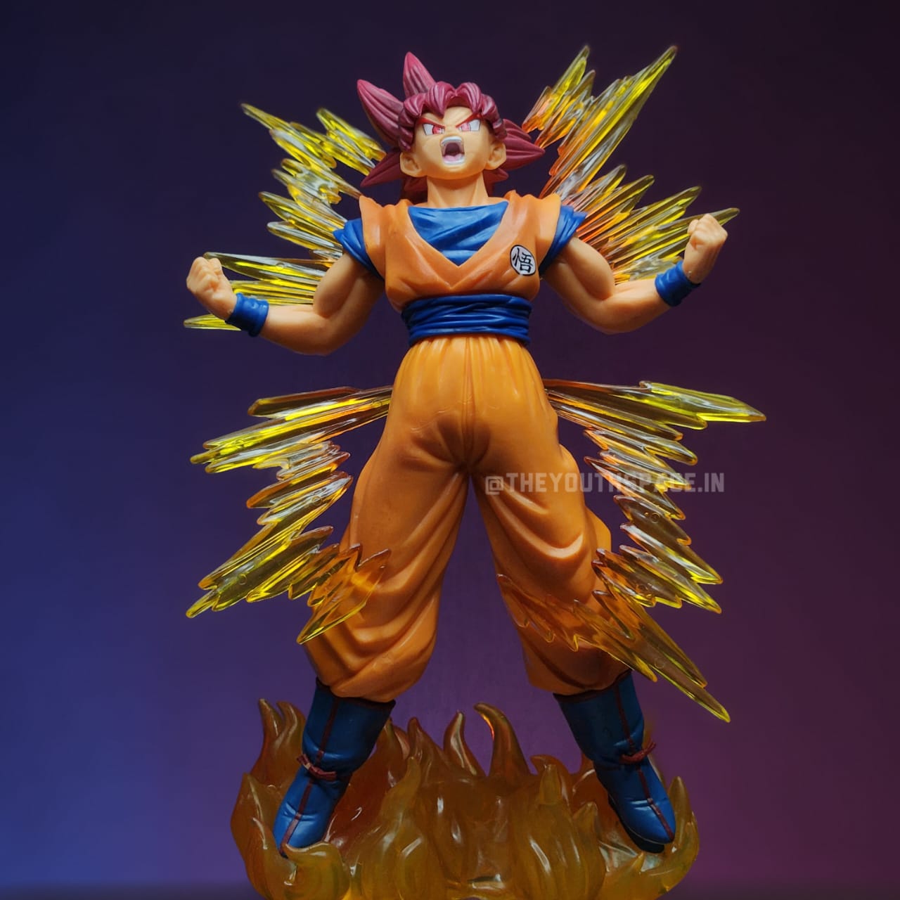 Goku Super Saiyan God Action figure (24cms) - Dragon Ball Z