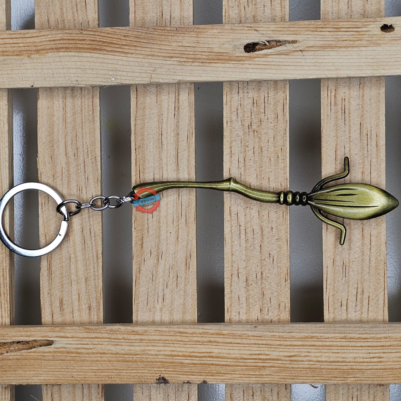 Nimbus 2000 metal keychain