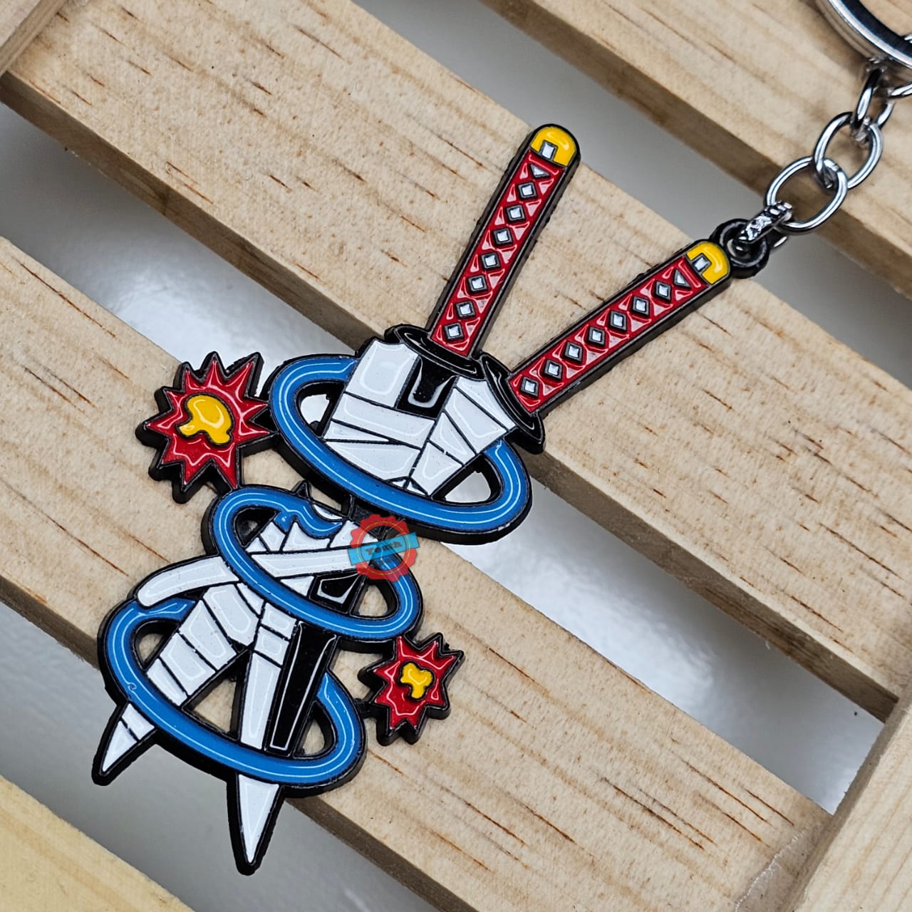 Tengen swords metal keychain