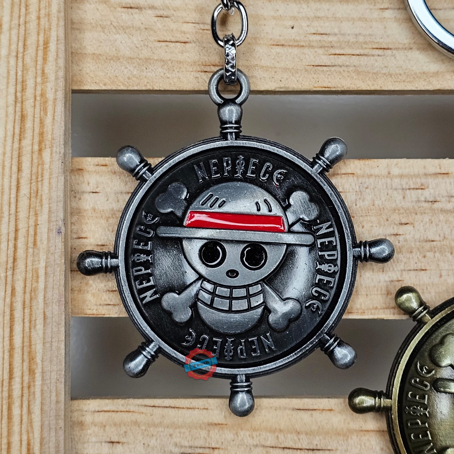 One Piece spinner keychain