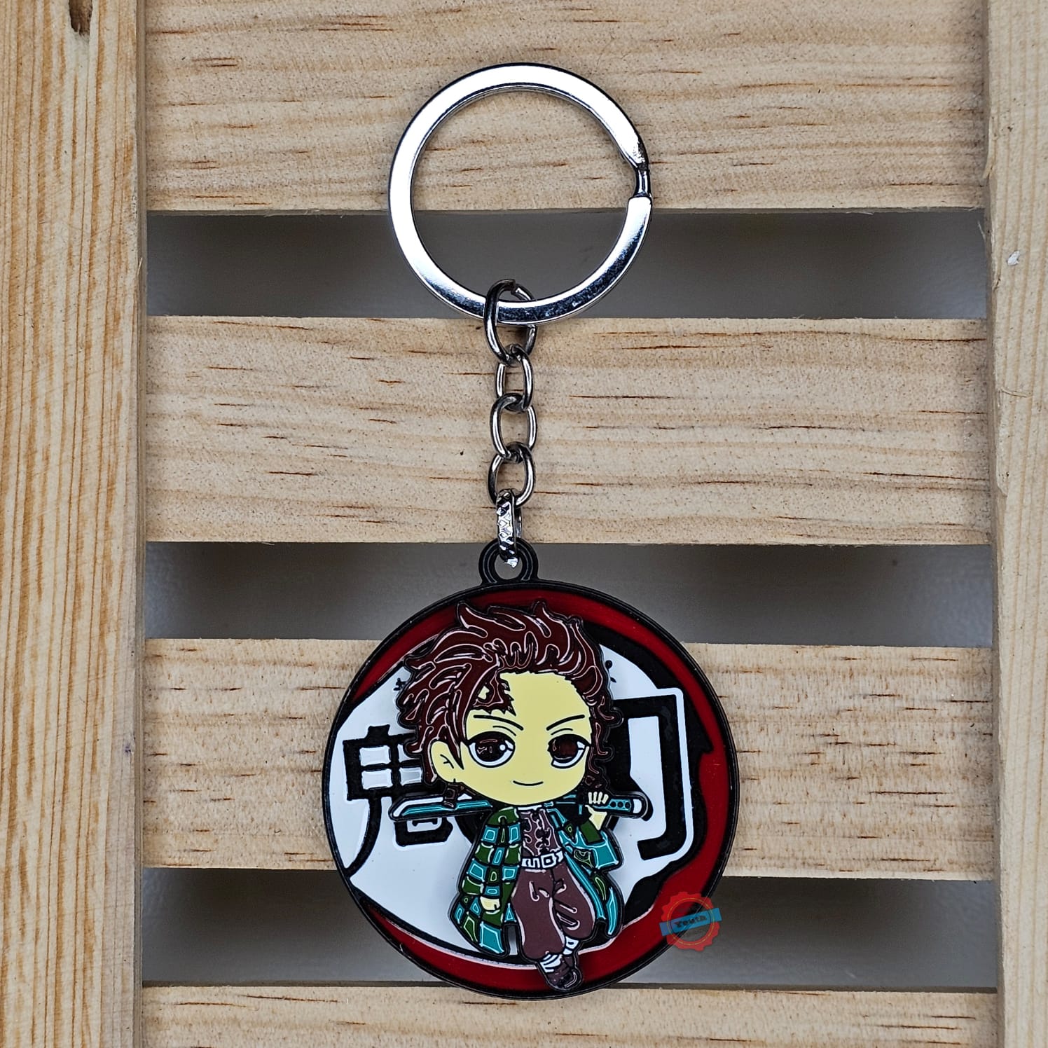 Tanjiro spinning Metal Keychain