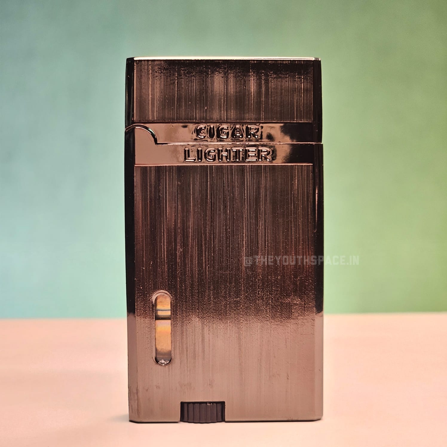 Sleek Fancy Dual Jet Lighter (Metallic)