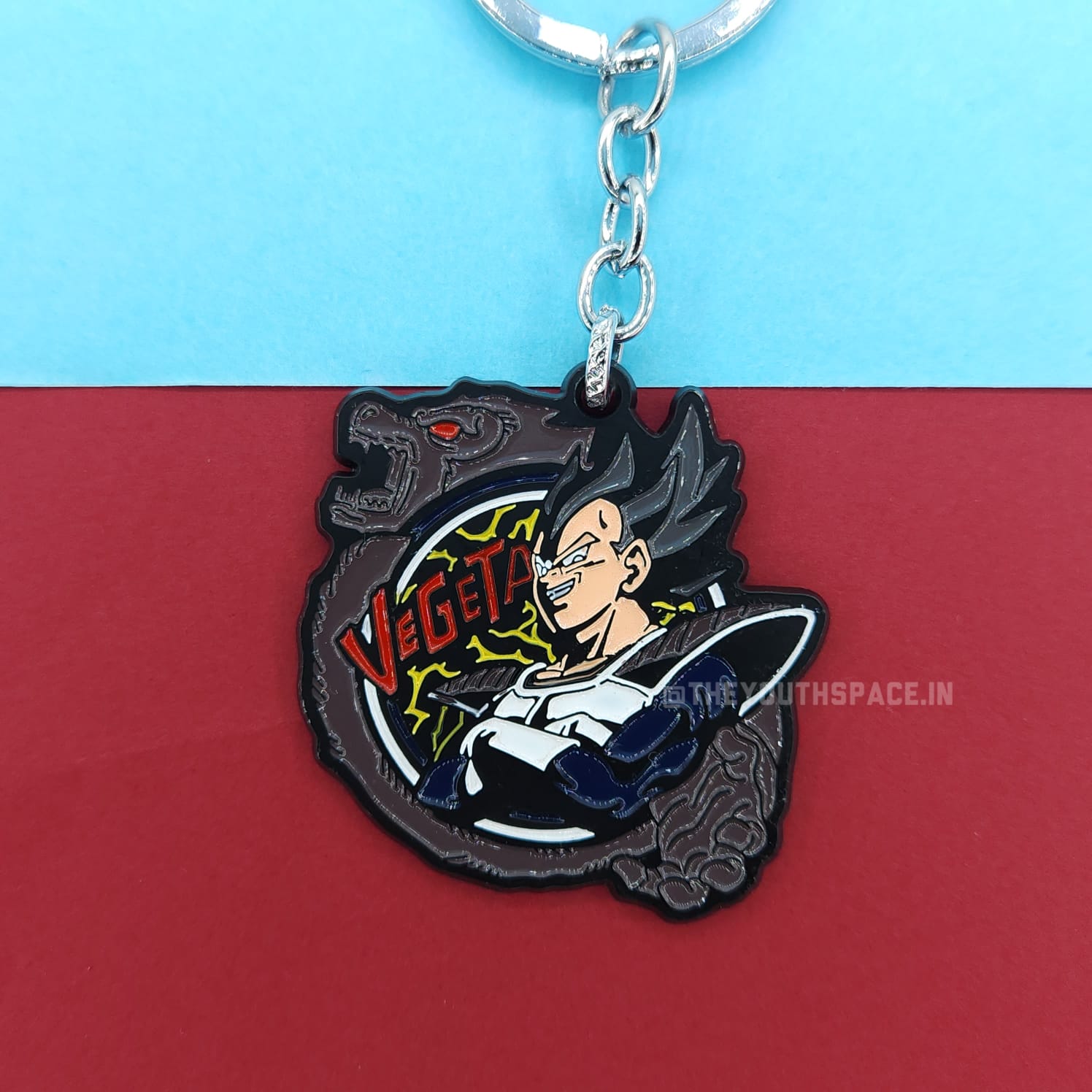 Vegeta Metal Keychain