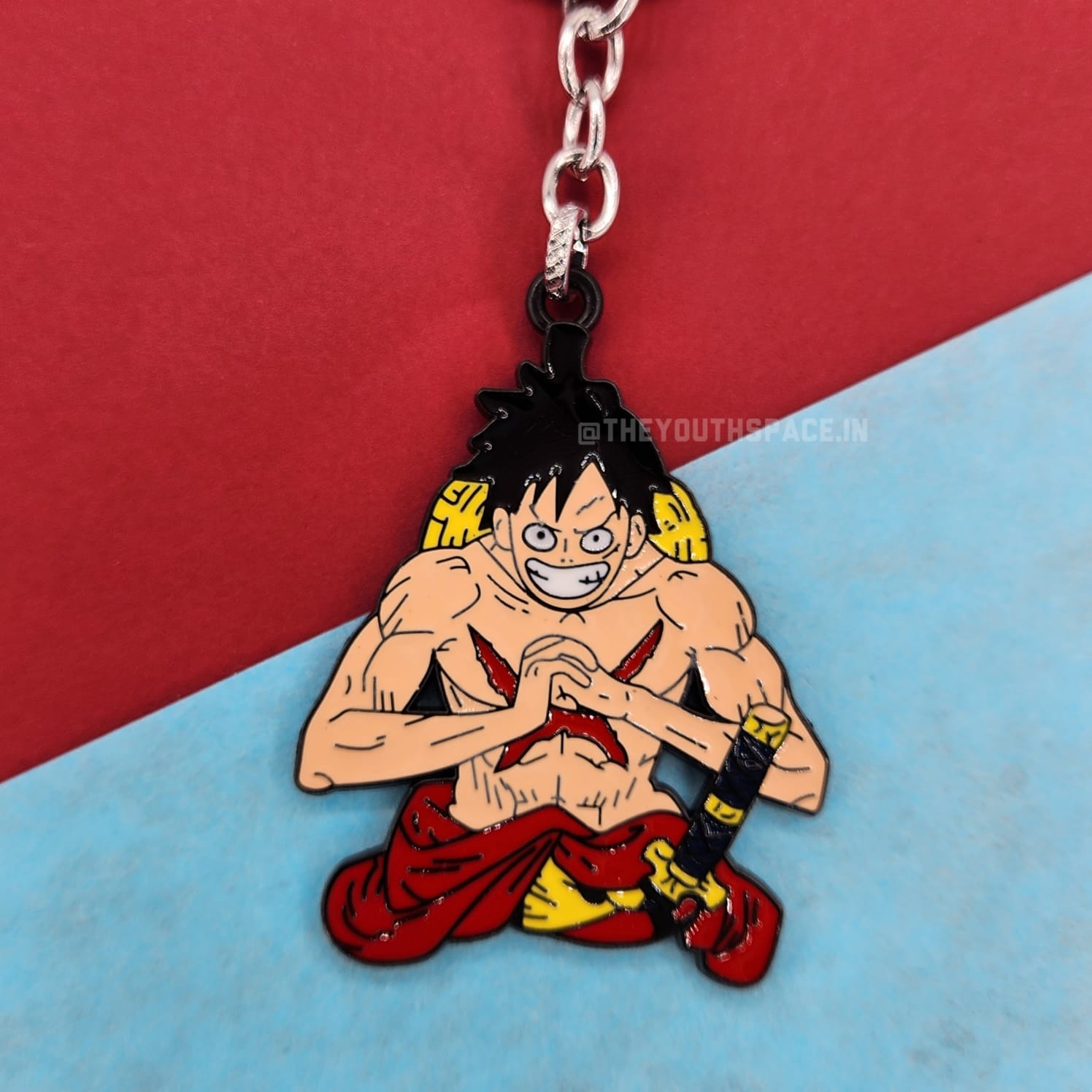 Luffy Metal Keychain