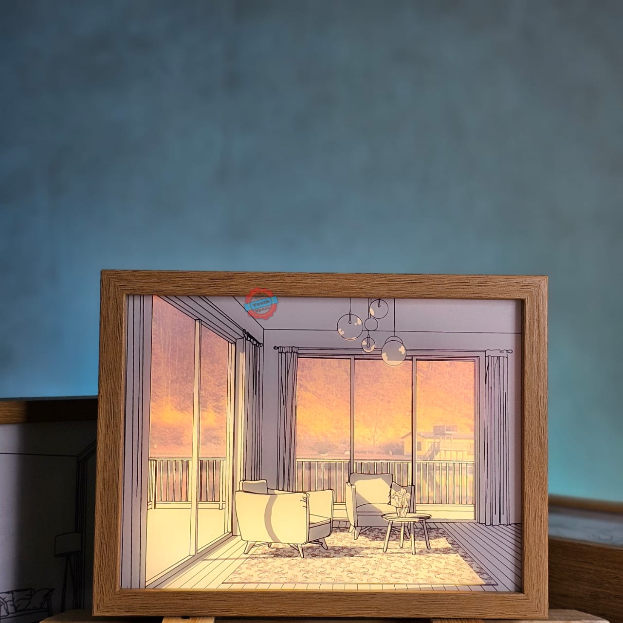 Autumn Shadow Artistic Light Frame