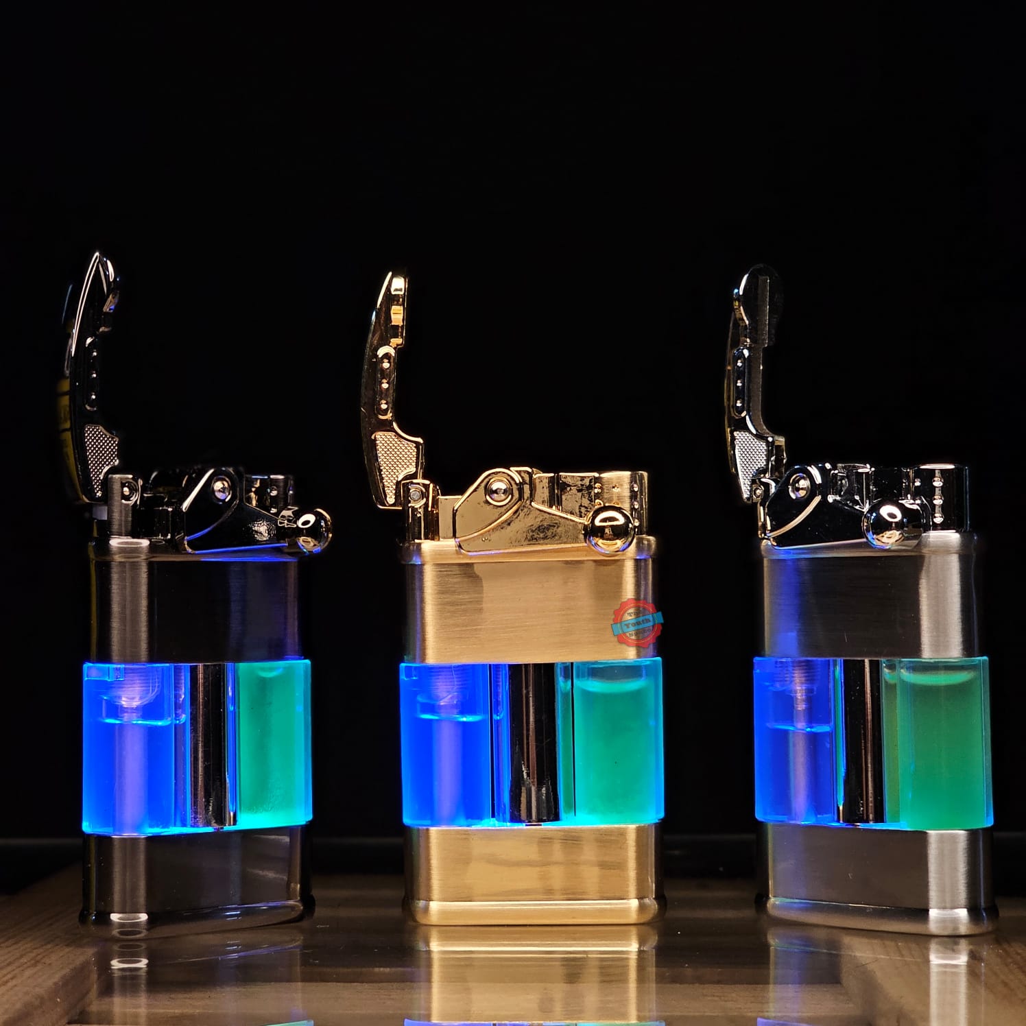 Green Flame Jet Ignition Lighter (Metallic)