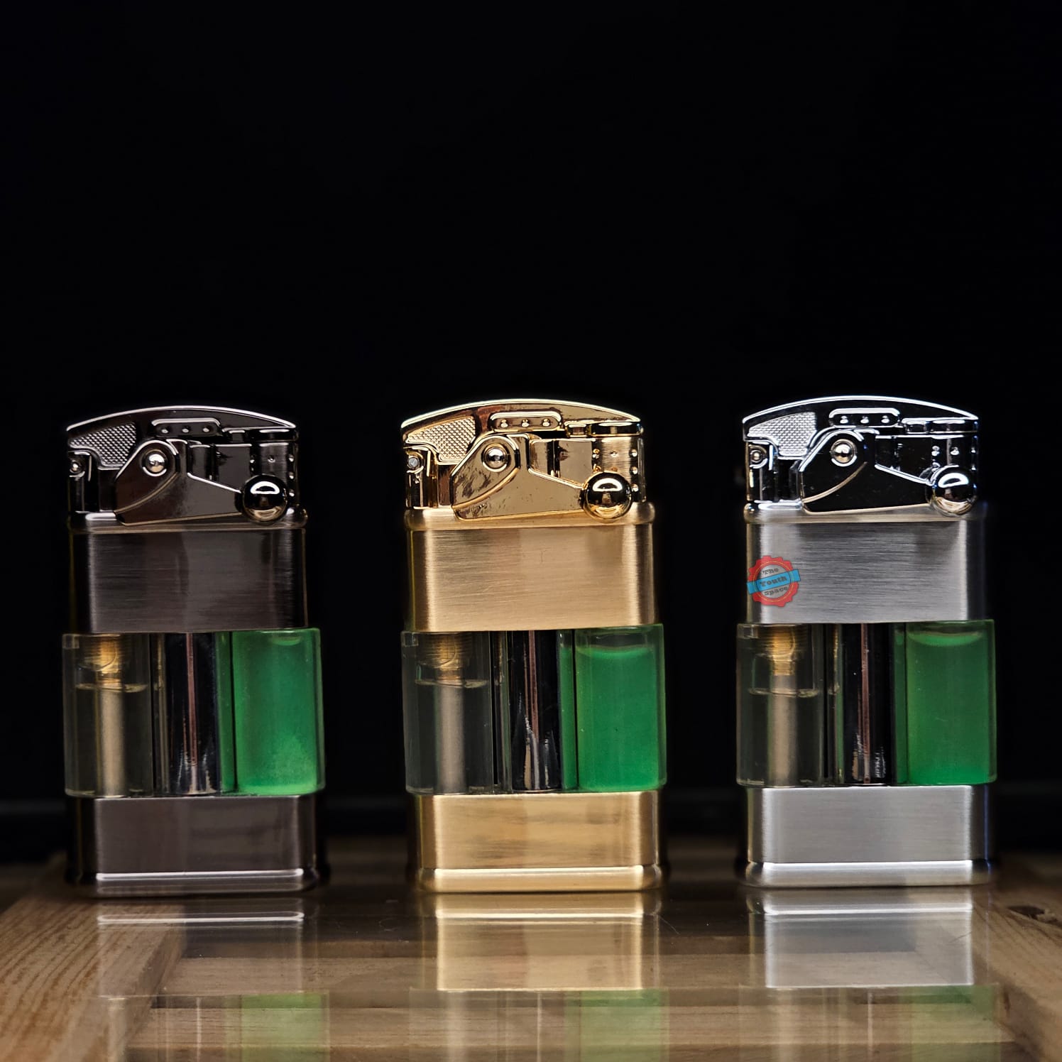 Green Flame Jet Ignition Lighter (Metallic)