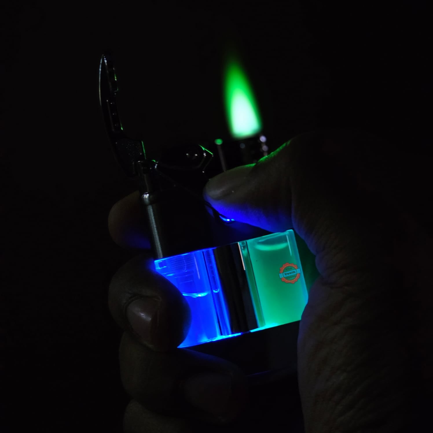 Green Flame Jet Ignition Lighter (Metallic)