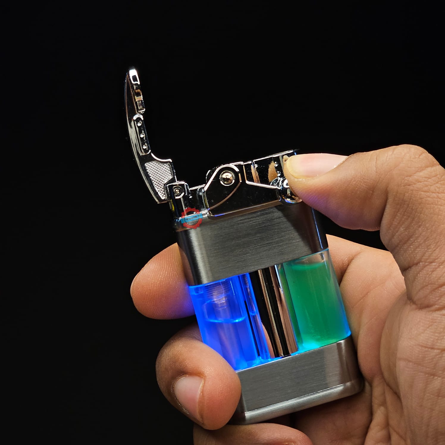 Green Flame Jet Ignition Lighter (Metallic)