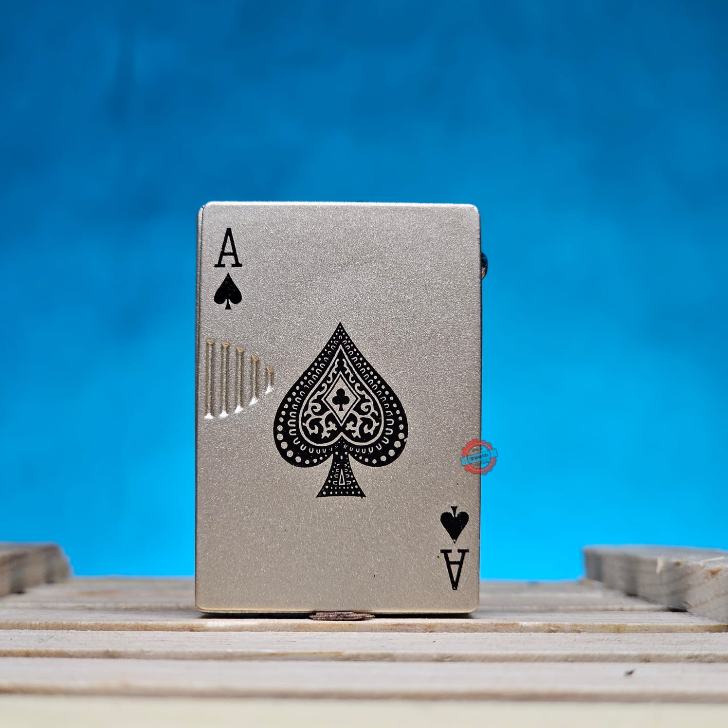 Green Flame Jet Ignition Ace Lighter (Metallic, Color : Golden)