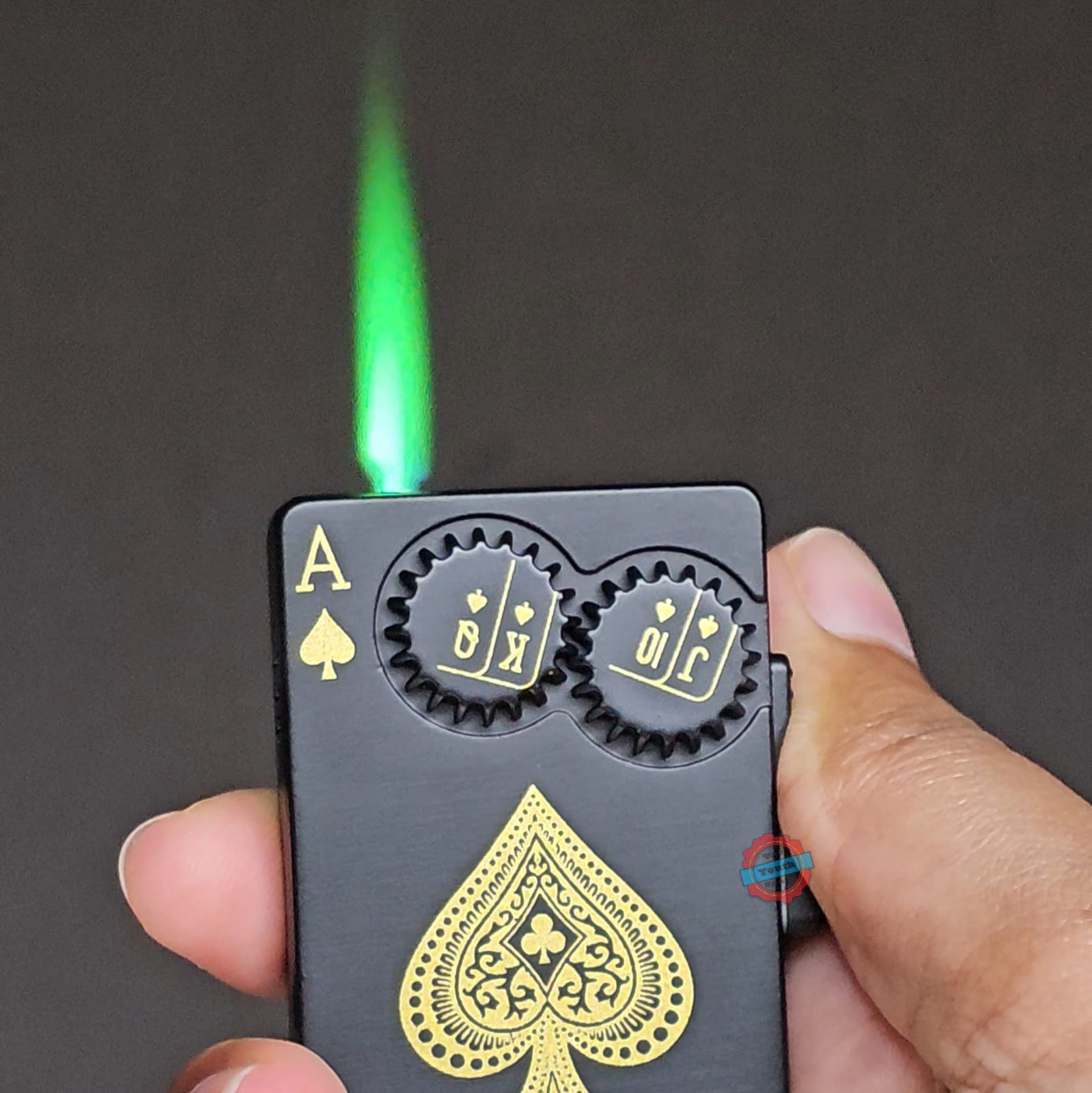 Ace Double Gear Lighter (Metallic)