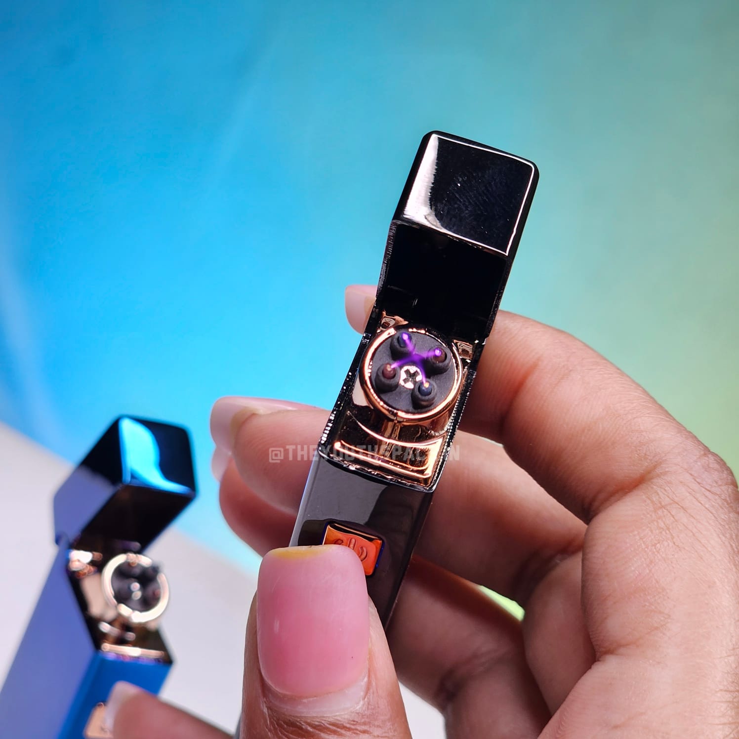 Lumina Double Arc Rechargeable Metallic Lighter