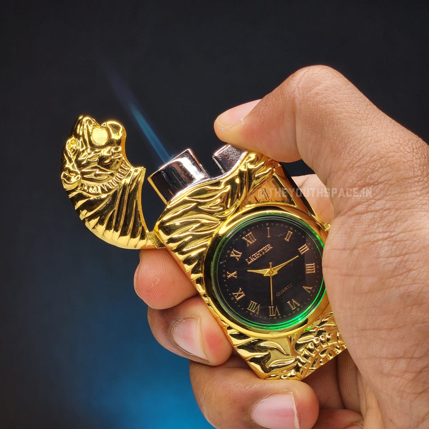 Tiger Time Jet Lighter (Metallic)