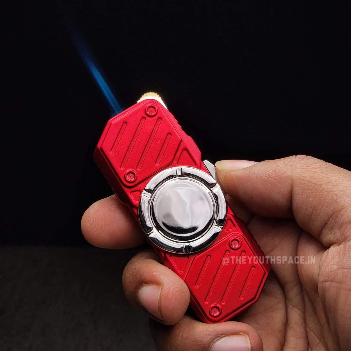 Cypher Fidget Spinner Jet Lighter (Metallic)
