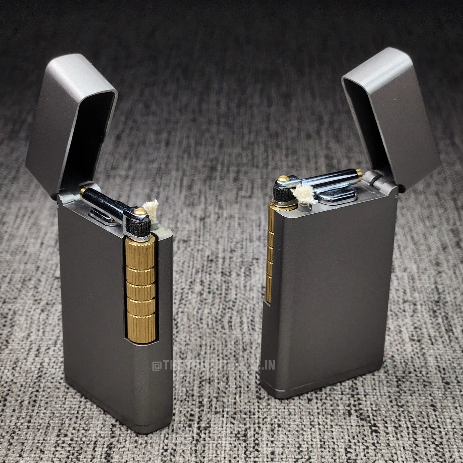 Aurelius Grey Top Fill Lighter