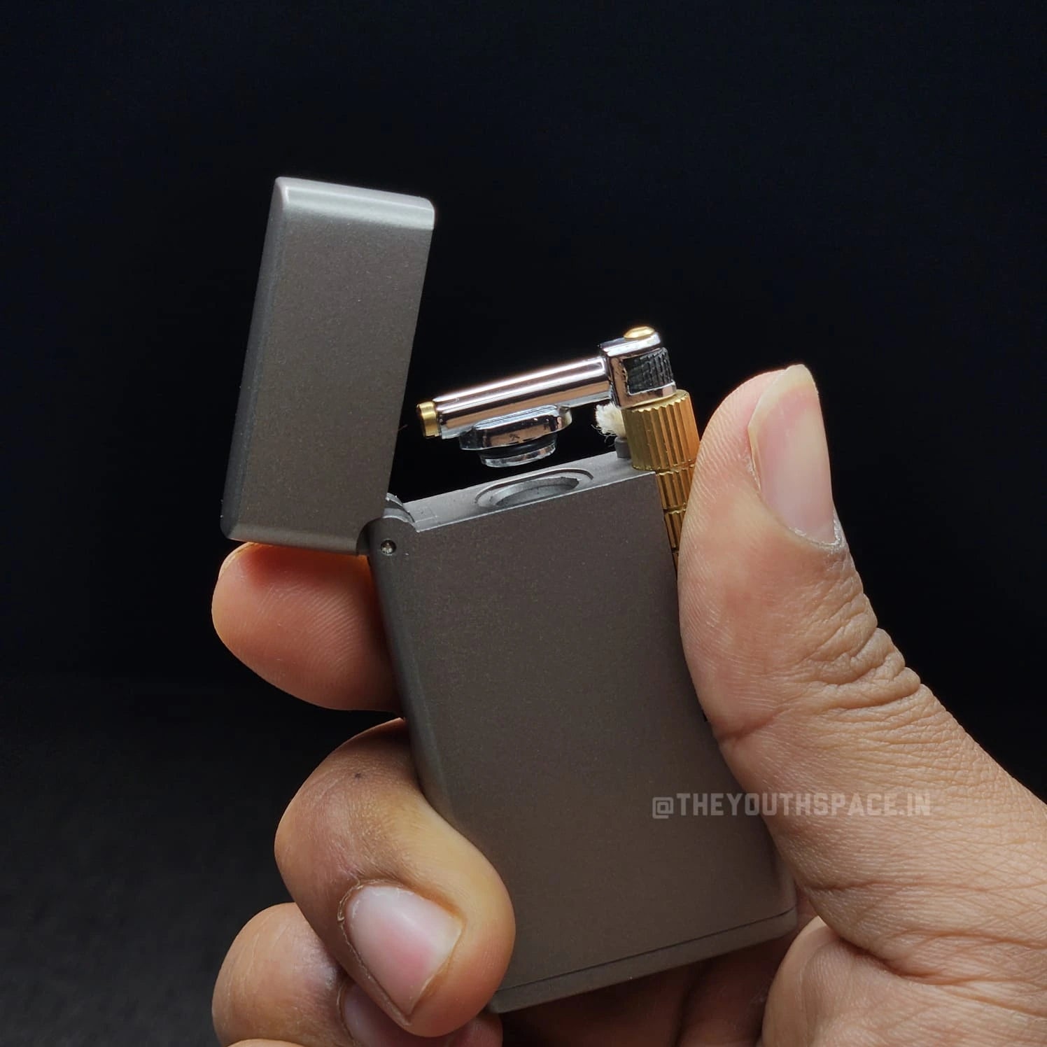 Aurelius Grey Top Fill Lighter