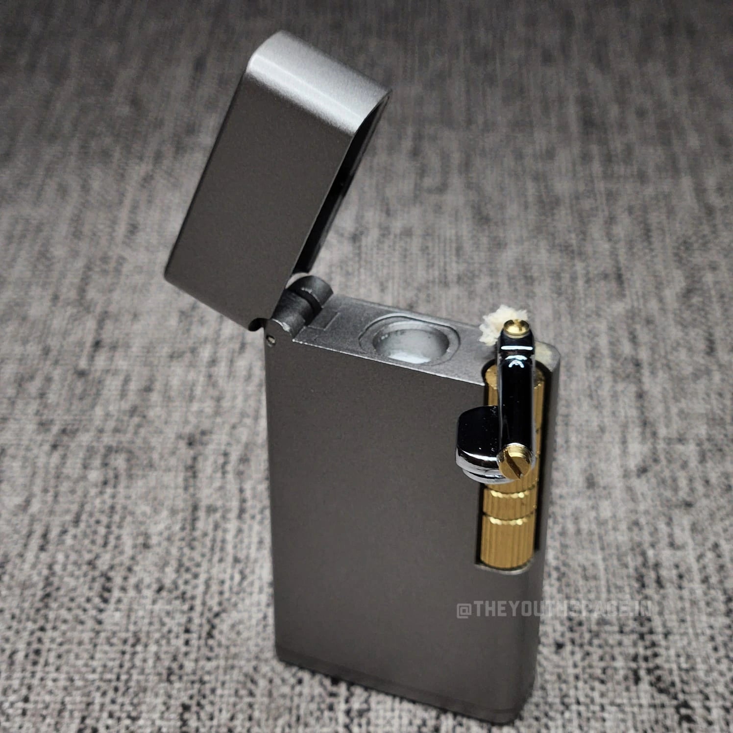 Aurelius Grey Top Fill Lighter