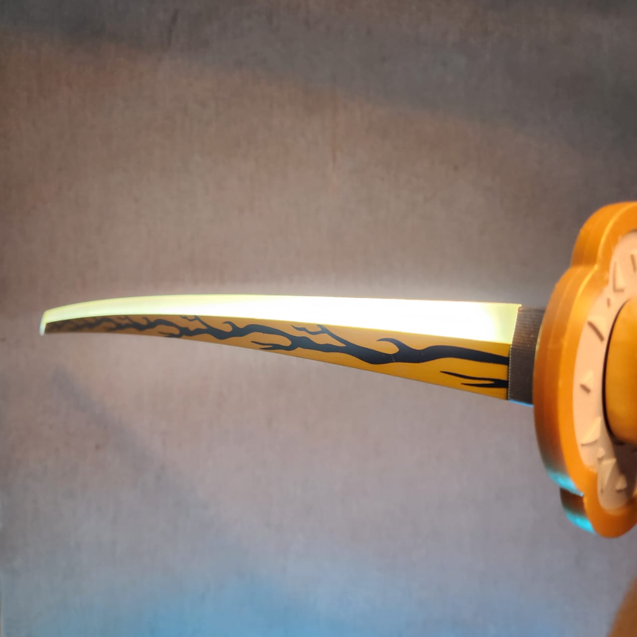 Zenitsu's Black Neon Wooden Katana (104 cm)