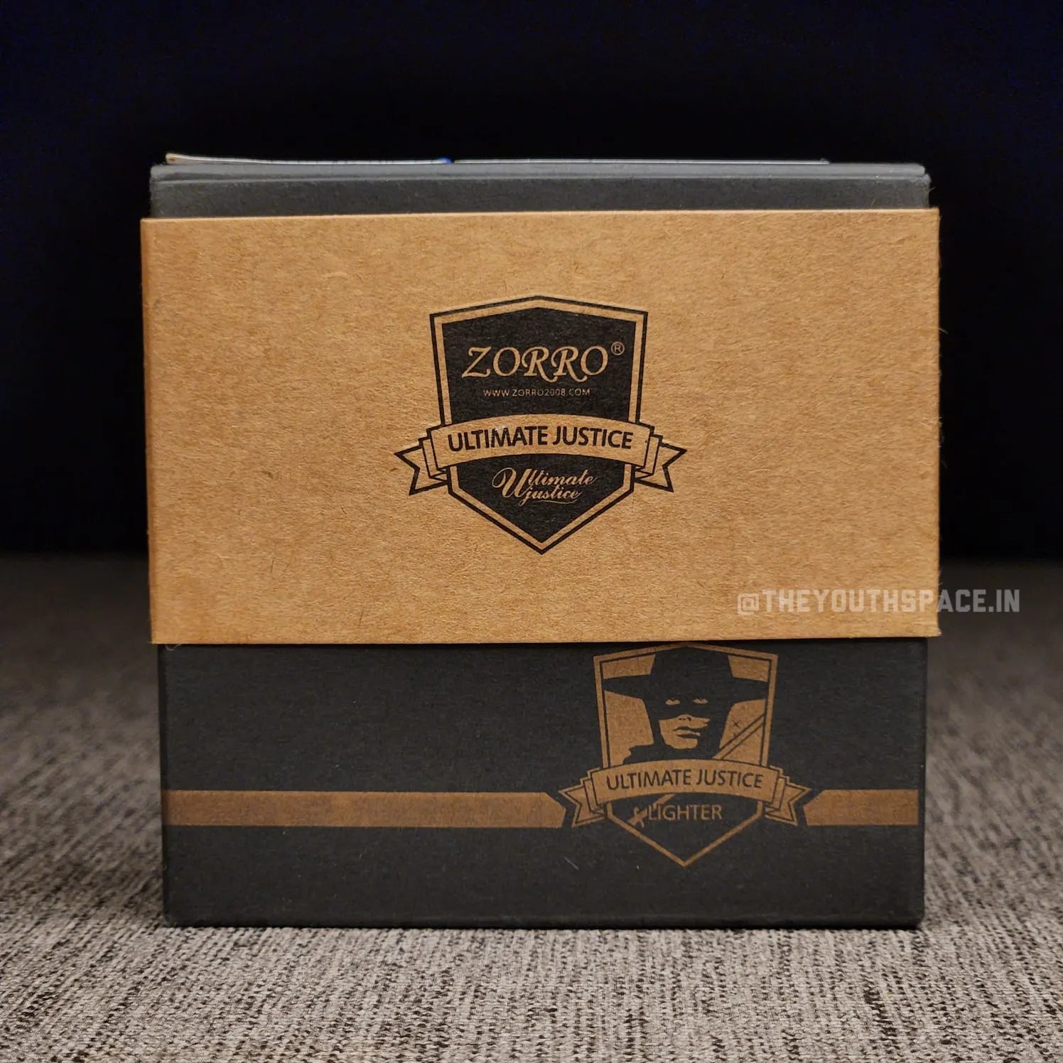 ZORRO ULTIMATE JUSTICE BRASS GUARDIAN CROSS LIGHTER 24HK