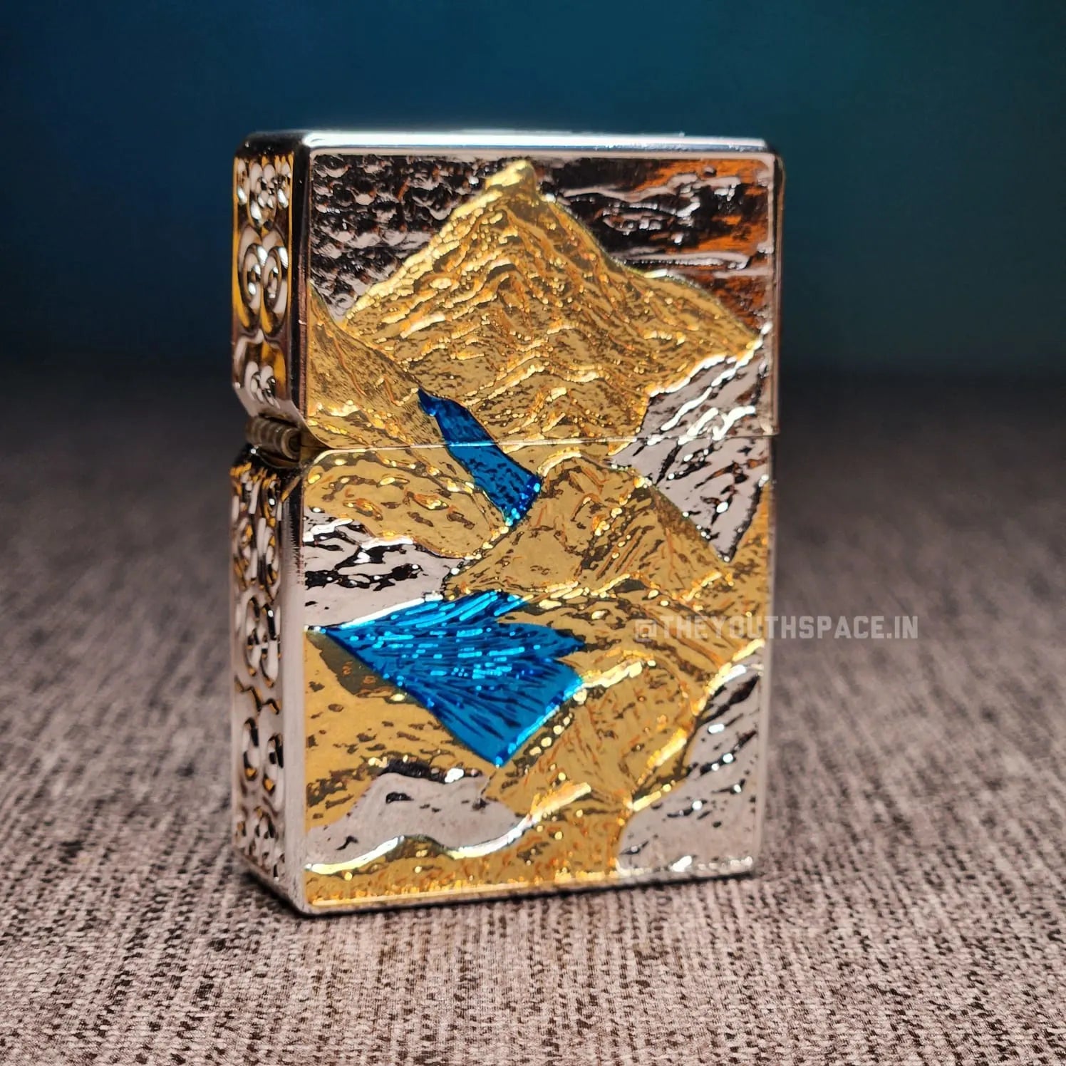 Zorro Heavy Armor Lighter With Mountains and Blue Sea