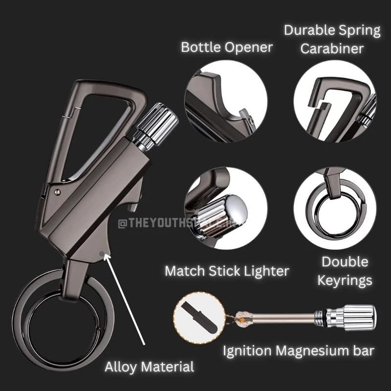 Metallic Flint Stick Lighter