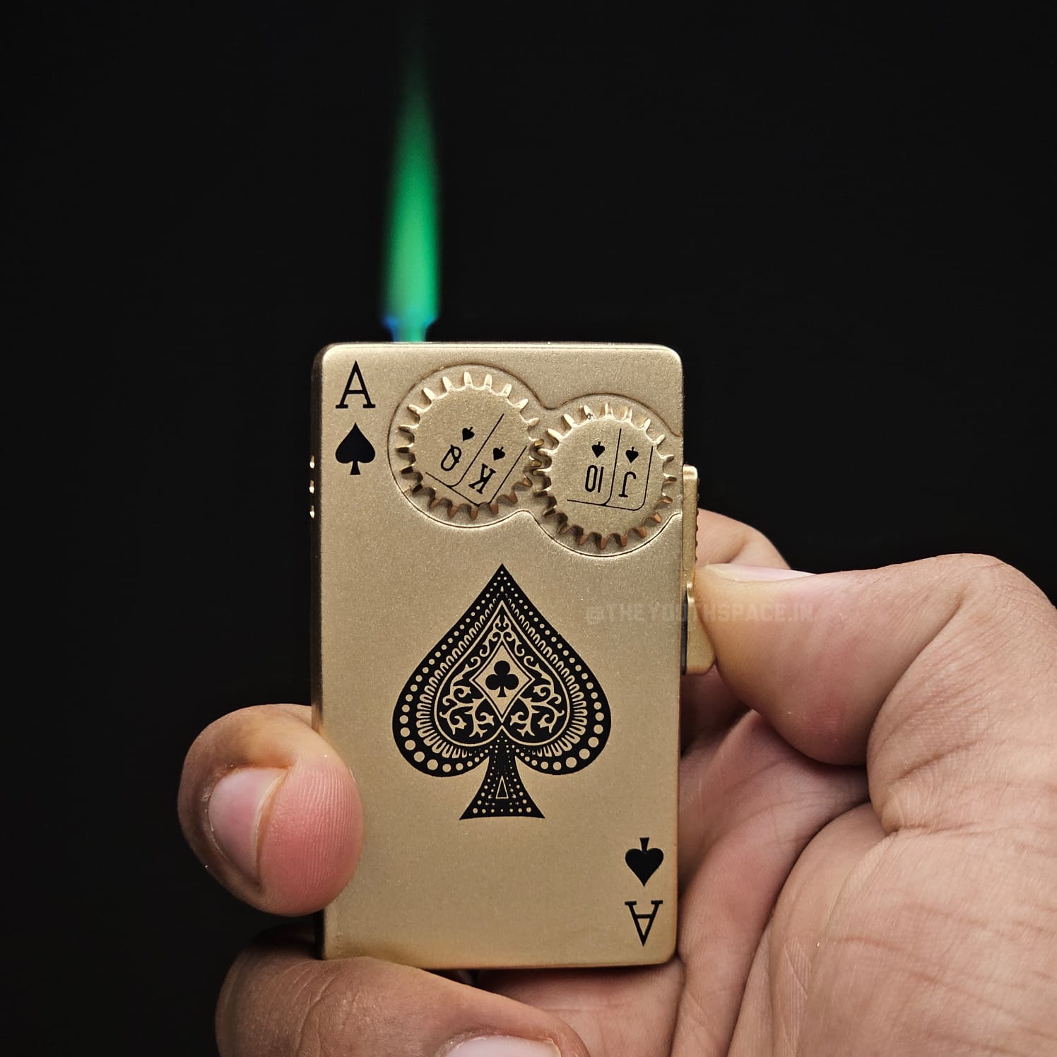 Ace Double Gear Lighter (Metallic)