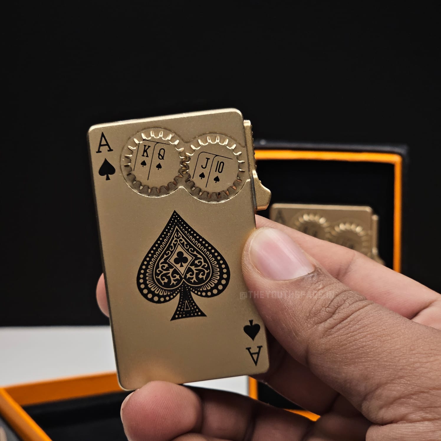 Ace Double Gear Lighter (Metallic)