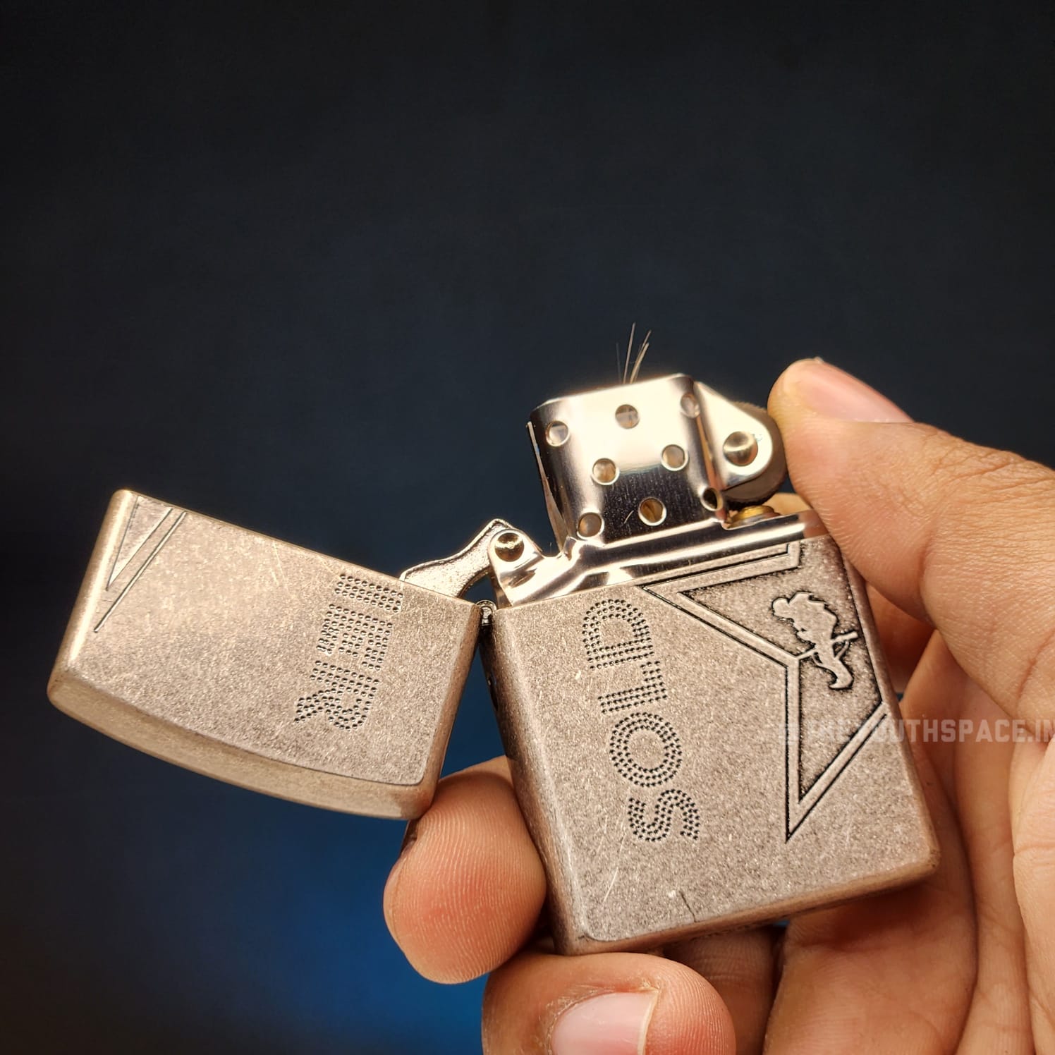 ZORRO ULTIMATE JUSTICE BRASS SOLDIER LIGHTER 22HK