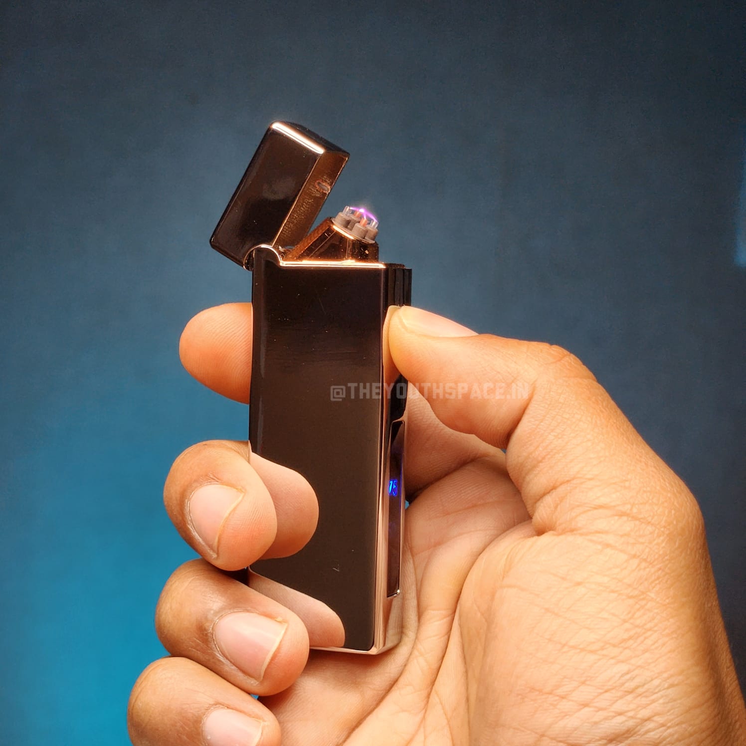 Lumina Double Arc Rechargeable Metallic Lighter