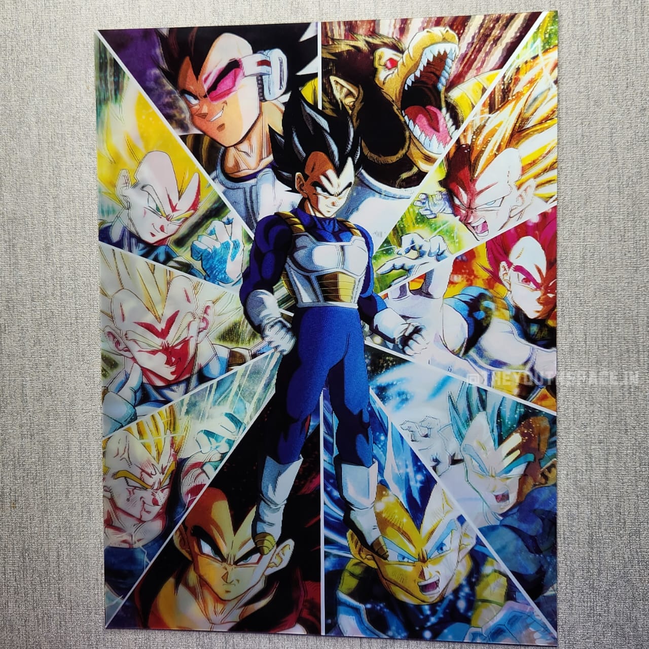 Goku, Vegeta 3D Motion Wall Poster