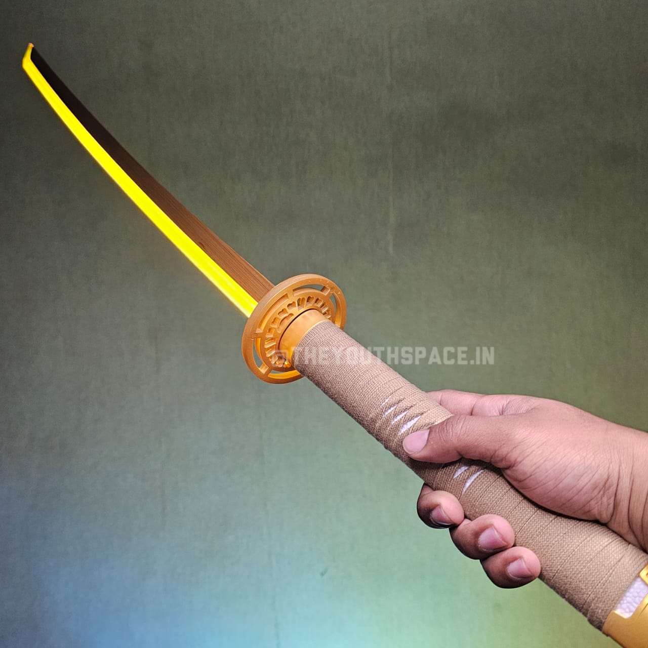 Anime neon wooden katana (104 cm)