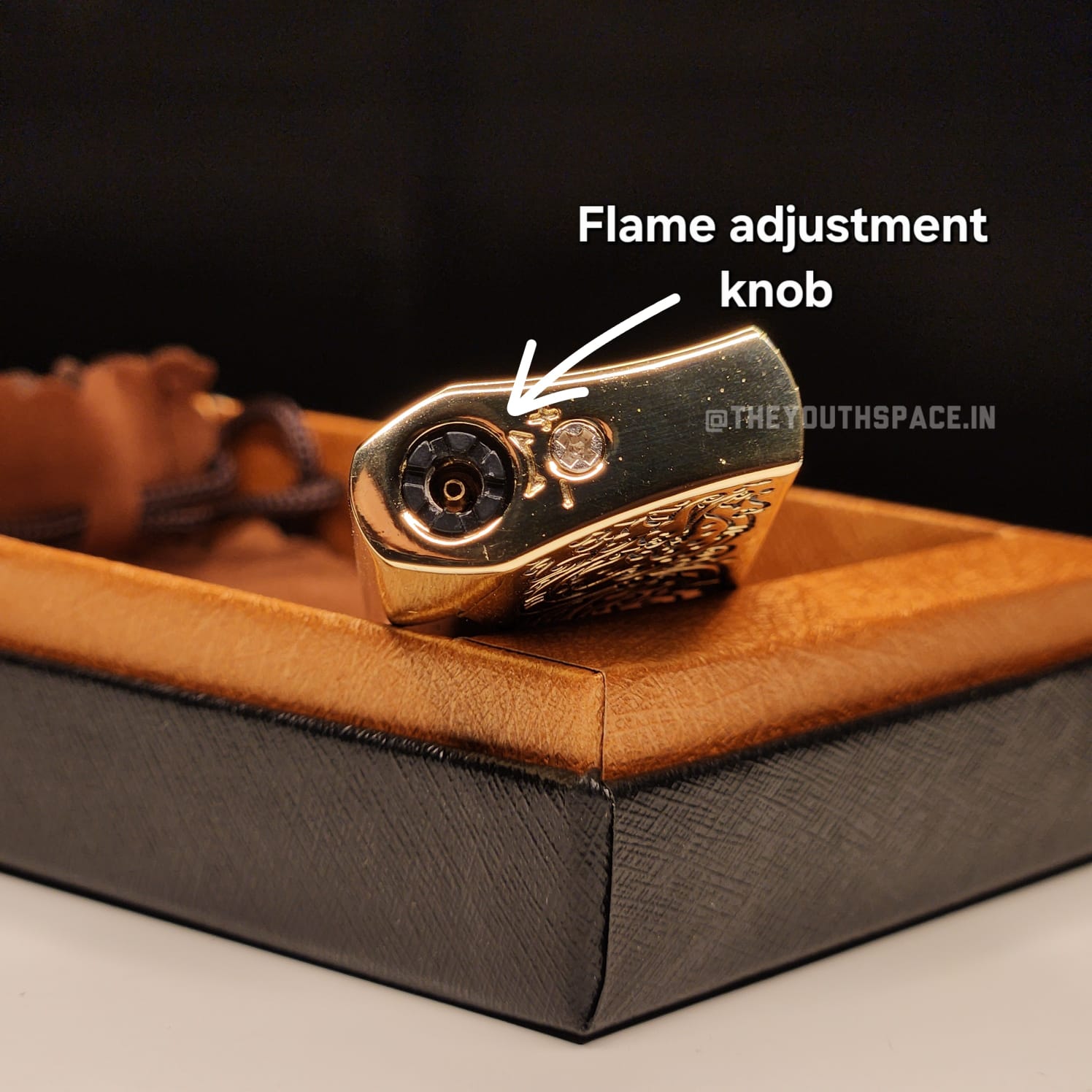 Premium Golden Oath Jet Lighter (Metallic)