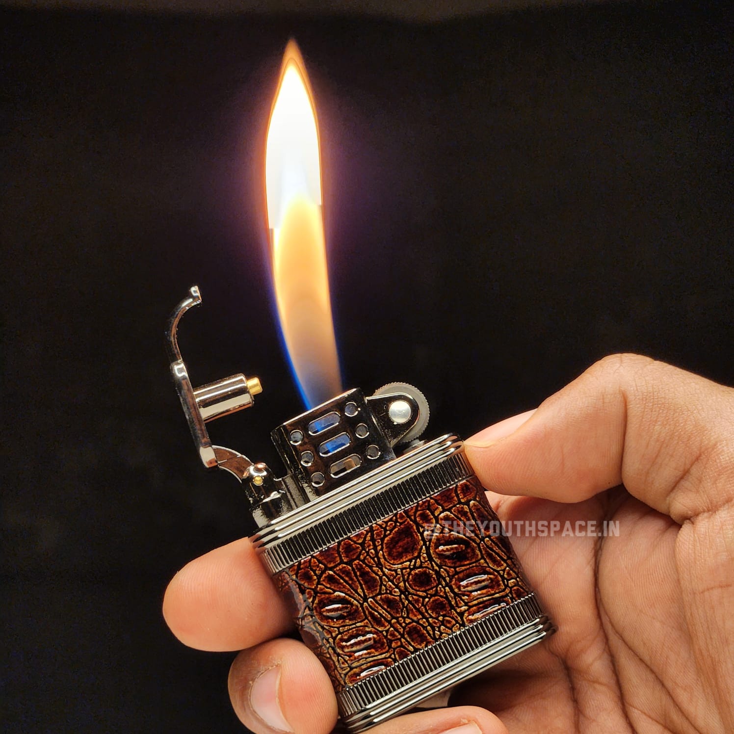 Leather finish lighter