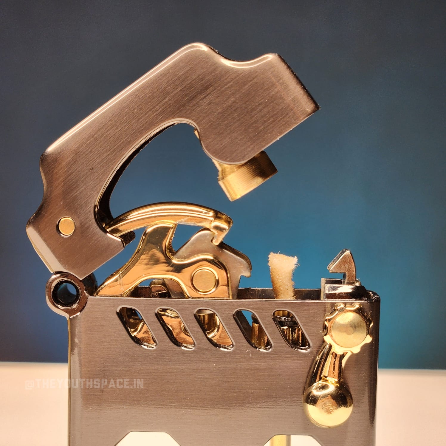 Original Zorro Mecha Transparent Fuel Tank Kerosene Lighter