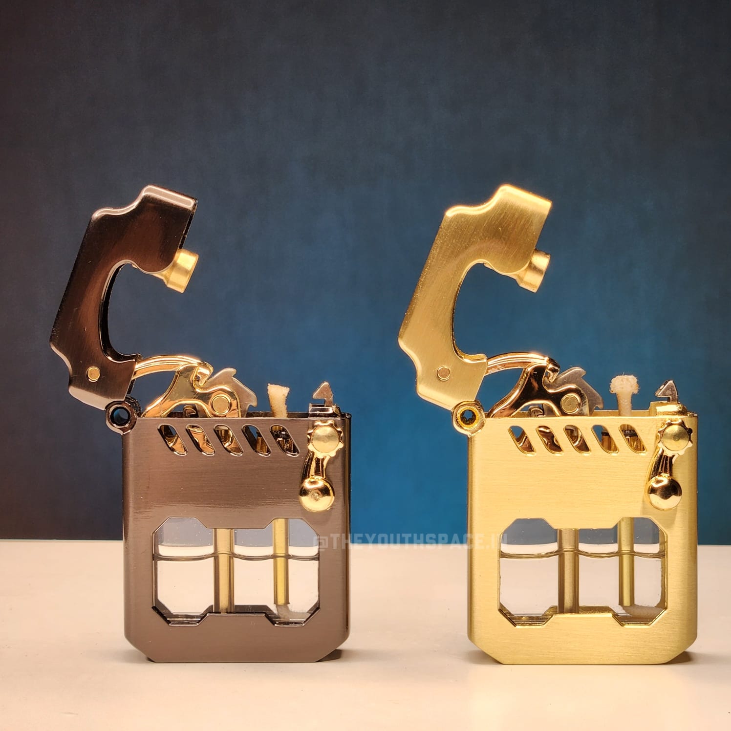 Original Zorro Mecha Transparent Fuel Tank Kerosene Lighter