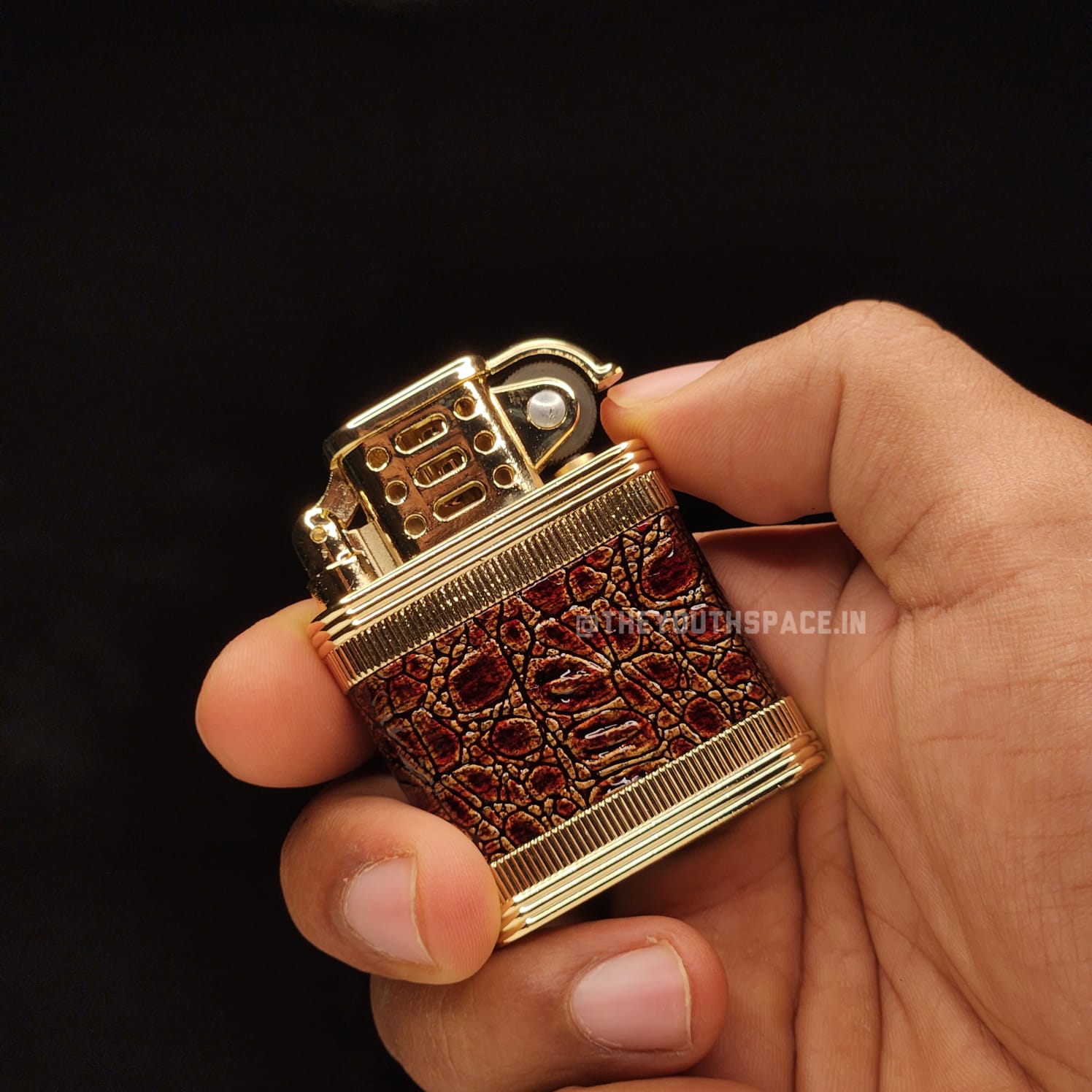 Leather finish lighter